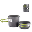 Ultralight Camping Pots Cookware Set Portable Outdoor Cooking  Tableware for Hiking Trekking Picnic Fishing Mountaineering Beargoods
