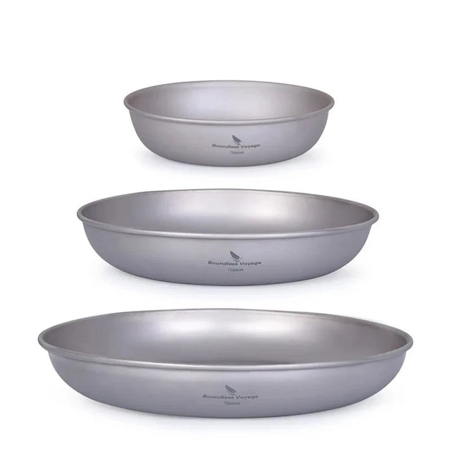 Ultralight Titanium Plate Bowl - Beargoods