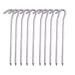 Aluminium Alloy Tent Pegs With Hooks 10pcs Beargoods