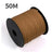 50 M 1 Roll4 Mm 7 Stand Cores Paracord for Survival Parachute Cord Lanyard Camping Climbing Camping Rope Hiking Clothesline Beargoods