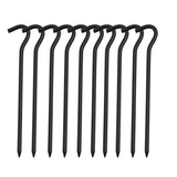 Aluminium Alloy Tent Pegs With Hooks 10pcs