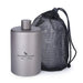 Boundless Voyage 200ml Titanium Pocket Flagon Camping Portable Alcohol Bottle Drink Sports Outdoor Hip Flask Picnic Wine Bottle Beargoods