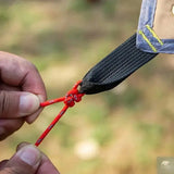 4Pcs Outdoor Guy Lines Tent Cords Reflective Camping Rope with Aluminum Guylines Adjuster Tensioner Pouch for Tent Tarp Canopy Beargoods