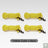 4Pcs Outdoor Guy Lines Tent Cords Reflective Camping Rope with Aluminum Guylines Adjuster Tensioner Pouch for Tent Tarp Canopy Beargoods