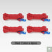 4Pcs Outdoor Guy Lines Tent Cords Reflective Camping Rope with Aluminum Guylines Adjuster Tensioner Pouch for Tent Tarp Canopy Beargoods