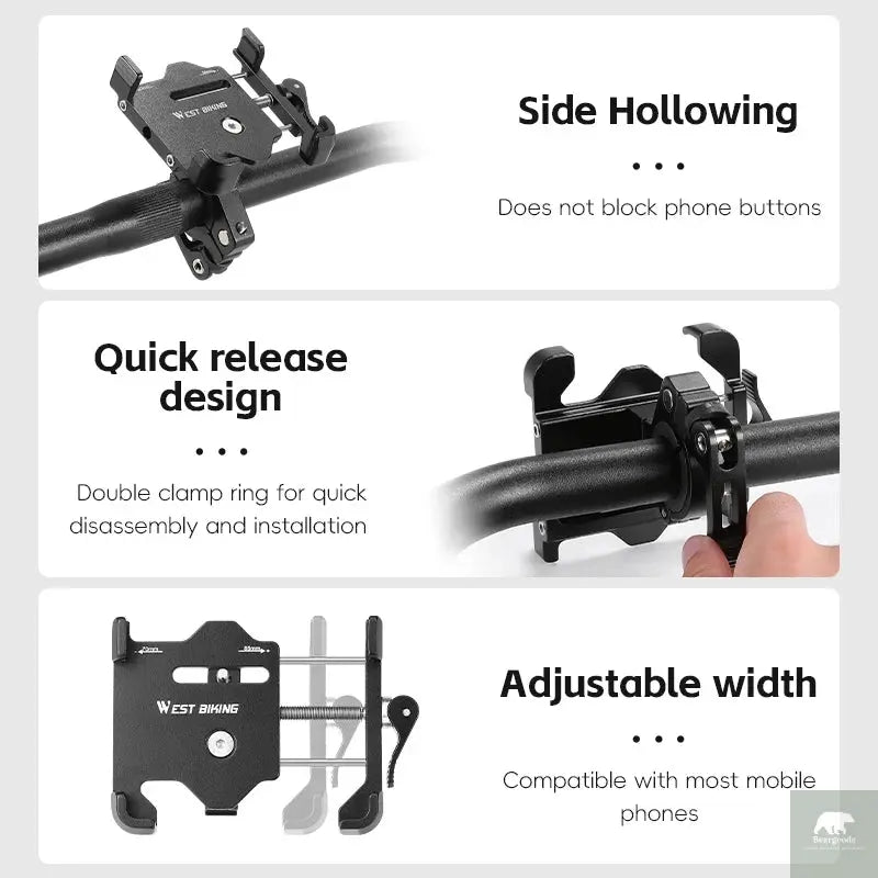 Mobile Phone Support Quick Release Beargoods