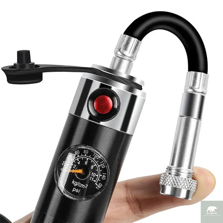 High Pressure Bicycle Pump with Pressure Gauge Beargoods