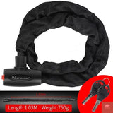Bicycle Anti-Theft Chain Lock with 2 Keys Beargoods