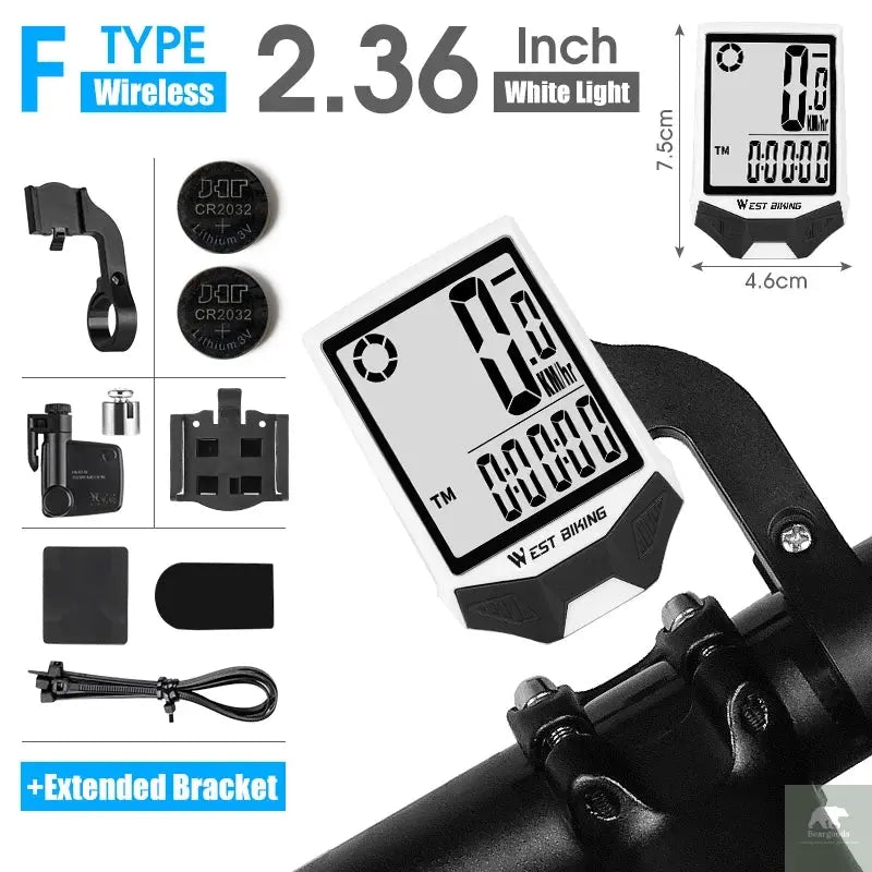 Waterproof Wireless Bicycle Computer Beargoods