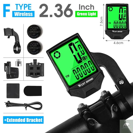 Waterproof Wireless Bicycle Computer Beargoods