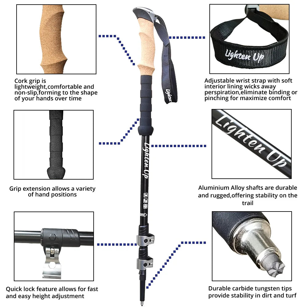 Aluminium Alloy Trekking Poles