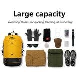 Naturehike Outdoor Waterproof Bag Wet & Dry Separation Outdoor Portable 20-40L Large Capacity Trail Bags Diving Backpack Beargoods