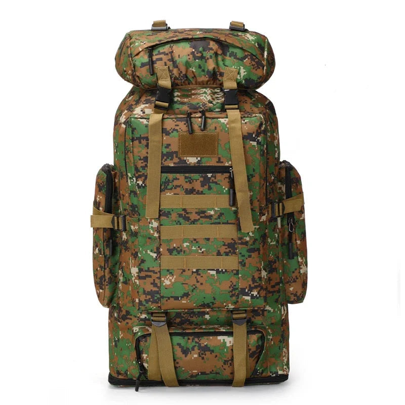 80L/100L  Mountaineering Bag Climb Bag Tactical Backpacks Large Backpack Outdoors Hiking Camping Travel Bags Beargoods