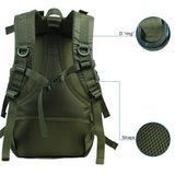 Nylon Waterproof Backpack Climbing Travel Bags Lightweight Hiking Backpacks Outdoor Sport School Bag for Men Women Black Beargoods