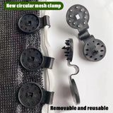 10/20/50100pcs Awning Plastic Clips Outdoor Shade Cloth Net Clip Camping Garden Tool Buildings Fence Net Fix Clamp Awning Hook Beargoods