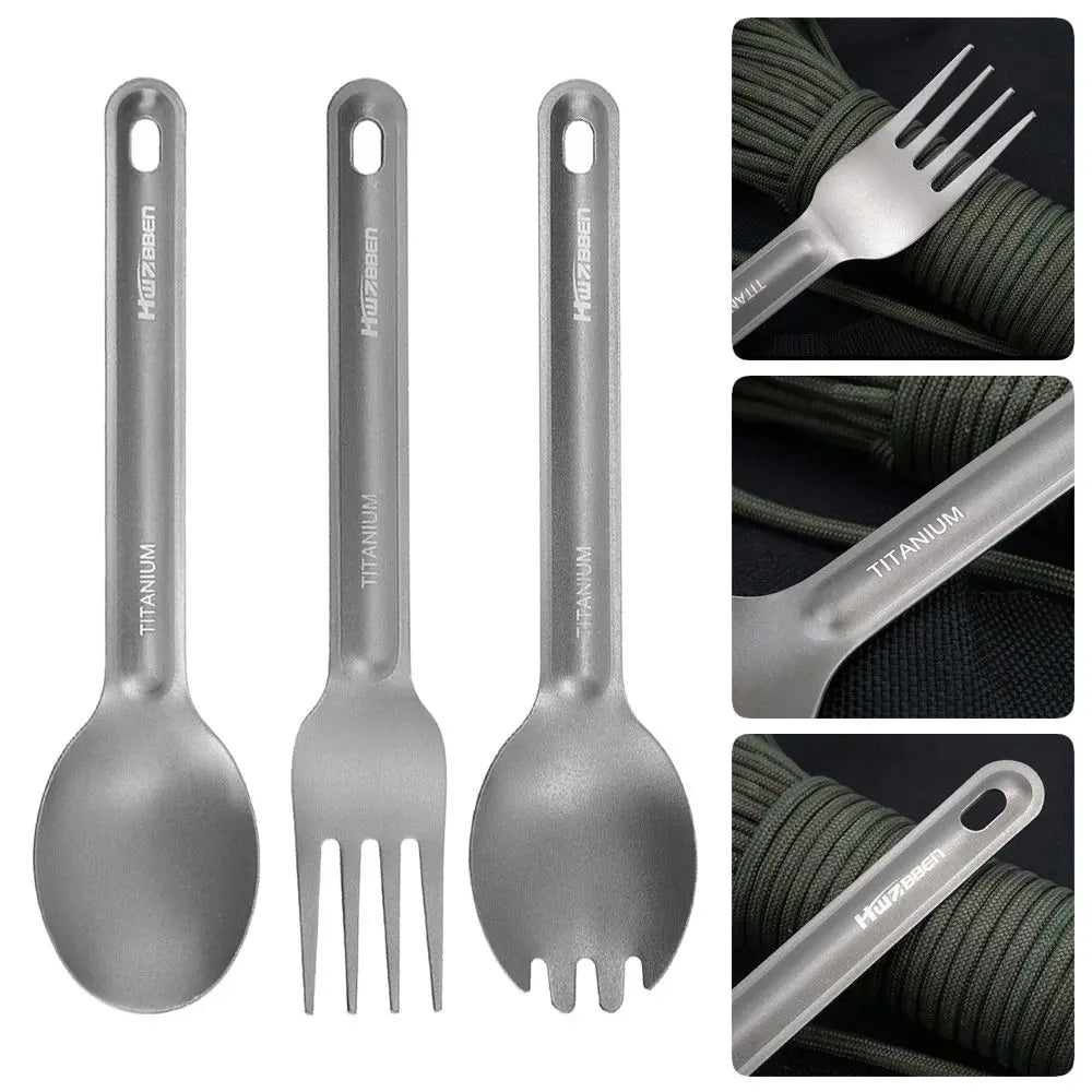 Titanium Outdoor Camping Ultralight Cookware Cutlery