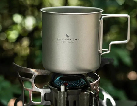 Ultralight Titanium Camping Mug Pot - Beargoods