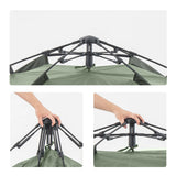 Naturehike One-touch Tent 3-4 Person Travel Family Sun Shelter Portable Automatic Fishing Tent Outdoor Picnic Camping Tent Beargoods