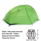 2 Person Ultralight Waterproof Camping Tent - Beargoods