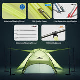 Naturehike Star River EXT Hiking Tent 2 People Ultralight Waterproof Tents Outdoor Camping Portable Lightweight Sun Shelter Beargoods