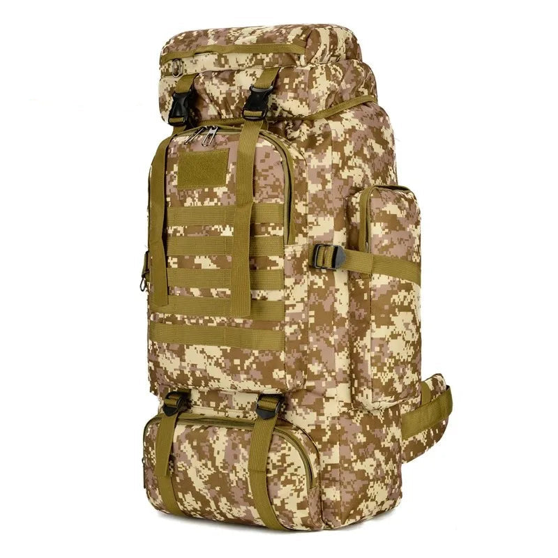 80L/100L  Mountaineering Bag Climb Bag Tactical Backpacks Large Backpack Outdoors Hiking Camping Travel Bags Beargoods