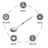 Pure Titanium Cutlery Spoon Fork Folding Outdoor Camping Home Portable Picnic Equipment Backpacking Travel Hiking Tableware Beargoods