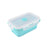 1 PCS Silicone Folding Lunch Box Food Grade Square Portable Microwave Oven Lunch Box Outdoor Travel Picnic Preservation Box Beargoods