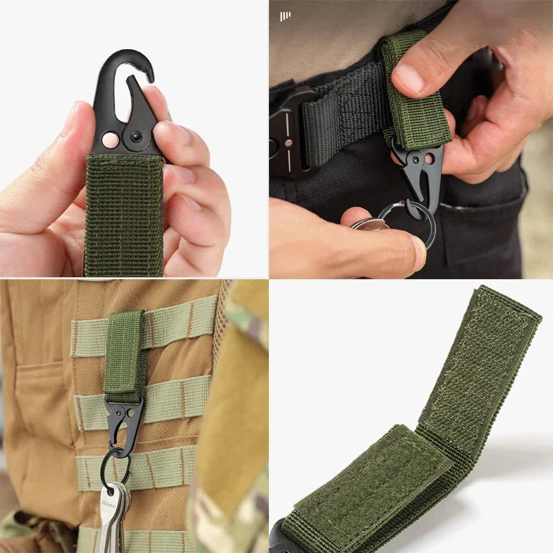 Tactical Carabiner Nylon Key Hook