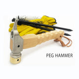 mutifunction stainless steel copper claw hammer for tent pulling out nail camping working hiking tools accessories out door Beargoods