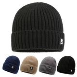 Winter Thick  Beanie Hat With Fleece Lined For Men Women Winter Solid Knitted Wool Skull Cap For Outdoor Activities & Daily Use Beargoods