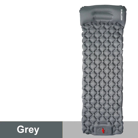 WESTTUNE Camping Inflatable Mattress Ultralight Outdoor Sleeping Pad with Pillow Built-in Pump Air Mat for Backpacking Hiking Beargoods