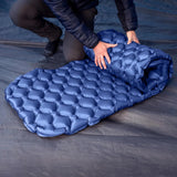 Outdoor Sleeping Pad Camping Inflatable Mattress Ultralight Air Cushion Travel Mat Folding Bed No Headrest For Travel Hiking Beargoods