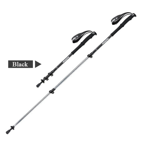 Naturehike Hiking Poles Three Sections Of Aluminum Pole For Mountaineering Hiking Skiing Travel Poles Climbing Trekking Pole Beargoods