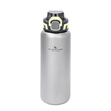 Boundless Voyage Titanium Water Bottle 0.95L Wide Mouth & Leakproof Flask Single Layer Canteen for Backpacking Travel Camp 3018D Beargoods