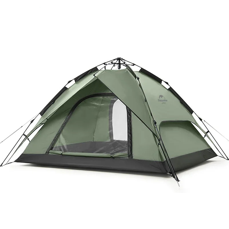 Naturehike One-touch Tent 3-4 Person Travel Family Sun Shelter Portable Automatic Fishing Tent Outdoor Picnic Camping Tent Beargoods