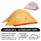 Naturehike Cloud Up 1 2 3 Person Camping Tent Ultralight Waterproof Trekking Tents Hiking Backpacking Shelter Tent Travel Tent Beargoods