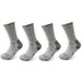 4 Pairs Men Merino Wool Outdoor Hiking Socks Crew Socks Winter Thick Thermal Boot Socks Moisture Breathable Euro Size 42-46 Beargoods