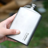 Titanium Hip Flask With Funnel 200ml/260ml