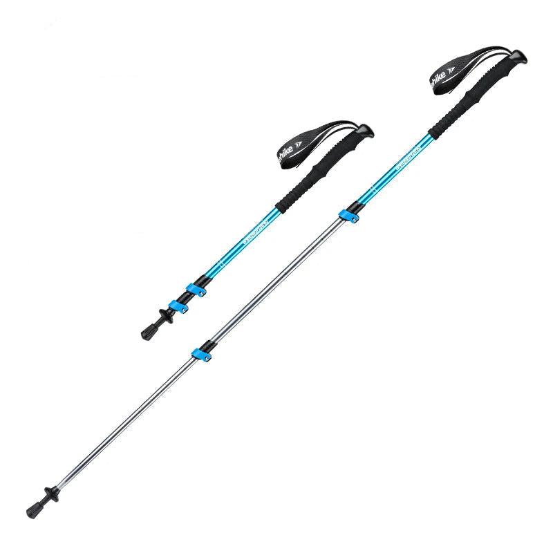 Naturehike Hiking Poles Three Sections Of Aluminum Pole For Mountaineering Hiking Skiing Travel Poles Climbing Trekking Pole Beargoods