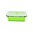 1 PCS Silicone Folding Lunch Box Food Grade Square Portable Microwave Oven Lunch Box Outdoor Travel Picnic Preservation Box Beargoods