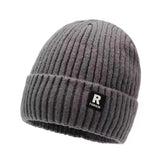 Winter Thick  Beanie Hat With Fleece Lined For Men Women Winter Solid Knitted Wool Skull Cap For Outdoor Activities & Daily Use Beargoods