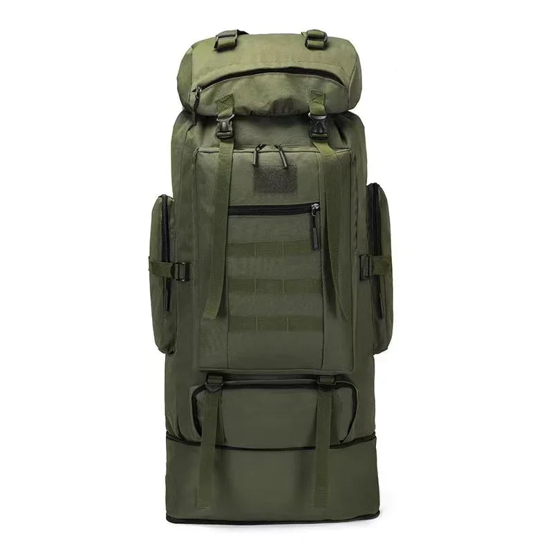 80L/100L  Mountaineering Bag Climb Bag Tactical Backpacks Large Backpack Outdoors Hiking Camping Travel Bags Beargoods