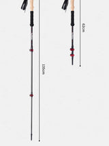 Naturehike Trekking Poles 2pcs Carbon Fiber Collapsible Telescopic Sticks Lightweight Walking Hiking Stick Climbing Stick Beargoods