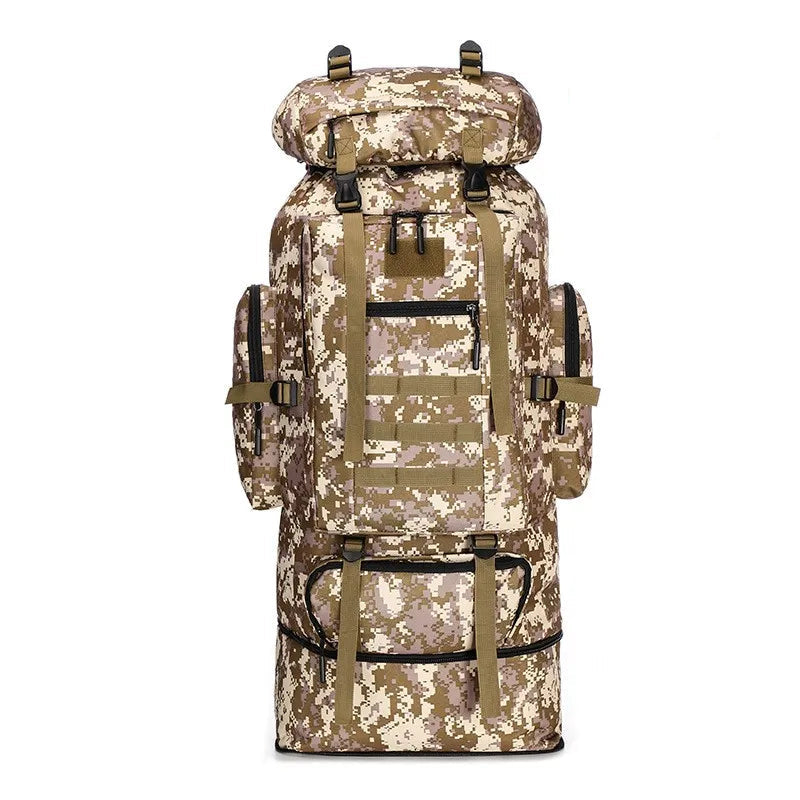 80L/100L  Mountaineering Bag Climb Bag Tactical Backpacks Large Backpack Outdoors Hiking Camping Travel Bags Beargoods