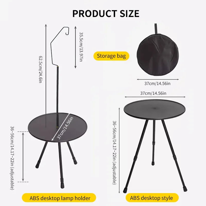 Round Table with Light Stand Ultralight