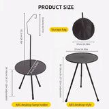 Round Table with Light Stand Ultralight