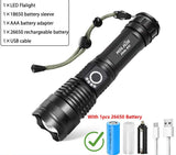 High Power Rechargeable Led Flashlight