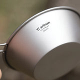 260ml Titanium Camping Sierra Bowl With Fixed Handle