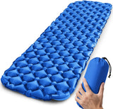 Outdoor Sleeping Pad Camping Inflatable Mattress Ultralight Air Cushion Travel Mat Folding Bed No Headrest For Travel Hiking Beargoods