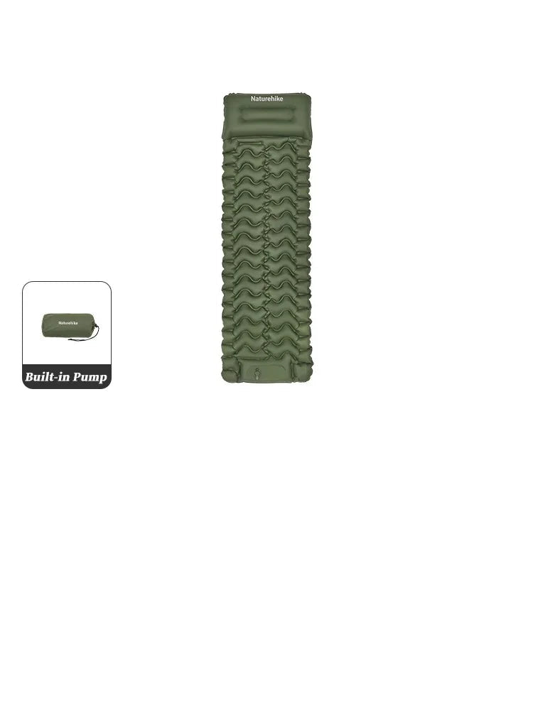 Naturehike Inflatable Mattress Built in Pump Camping Mattress Ultralight Outdoor Sleeping Pad Folding Hiking Sleeping Air Mats Beargoods